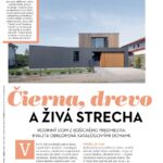 Čierna, drevo a živá strecha v magazíne Môj dom Špeciál 02/2025.
