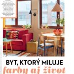 Článok Byt, ktorý miluje farby aj život v júnovom magazíne Môj dom.