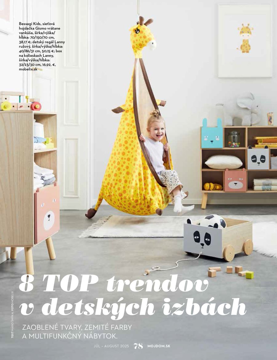 MD 07-08, 8 TOP trendov v detských izbách.