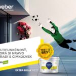 Banner silikónovej omietky od Weber.