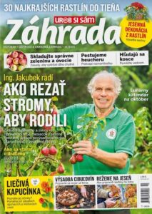 Titulka časopisu Záhrada 10/2025