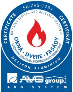 Logo okná, dvere, fasady AVG.