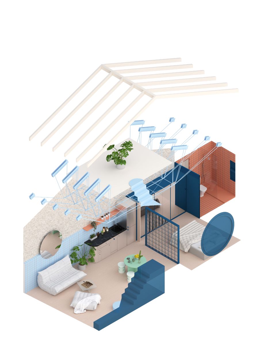 3D model domu Casa Cometa.
