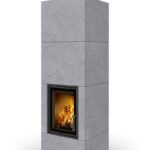 Akumulačné krbové kachle Nordac thermaline grey.