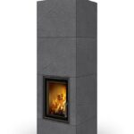 Akumulačné krbové kachle Nordac thermaline grey.