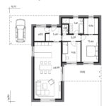 Dom pre troch - pôdorys