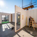 Montovanie drevostavby ATRIUM.