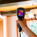 Kontrola izolácie termokamerou.