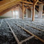 Zateplenie stropu fúkanou izoláciou, Axa property.