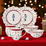 Raňajkový set pre dvoch s motívom Luskáčika.