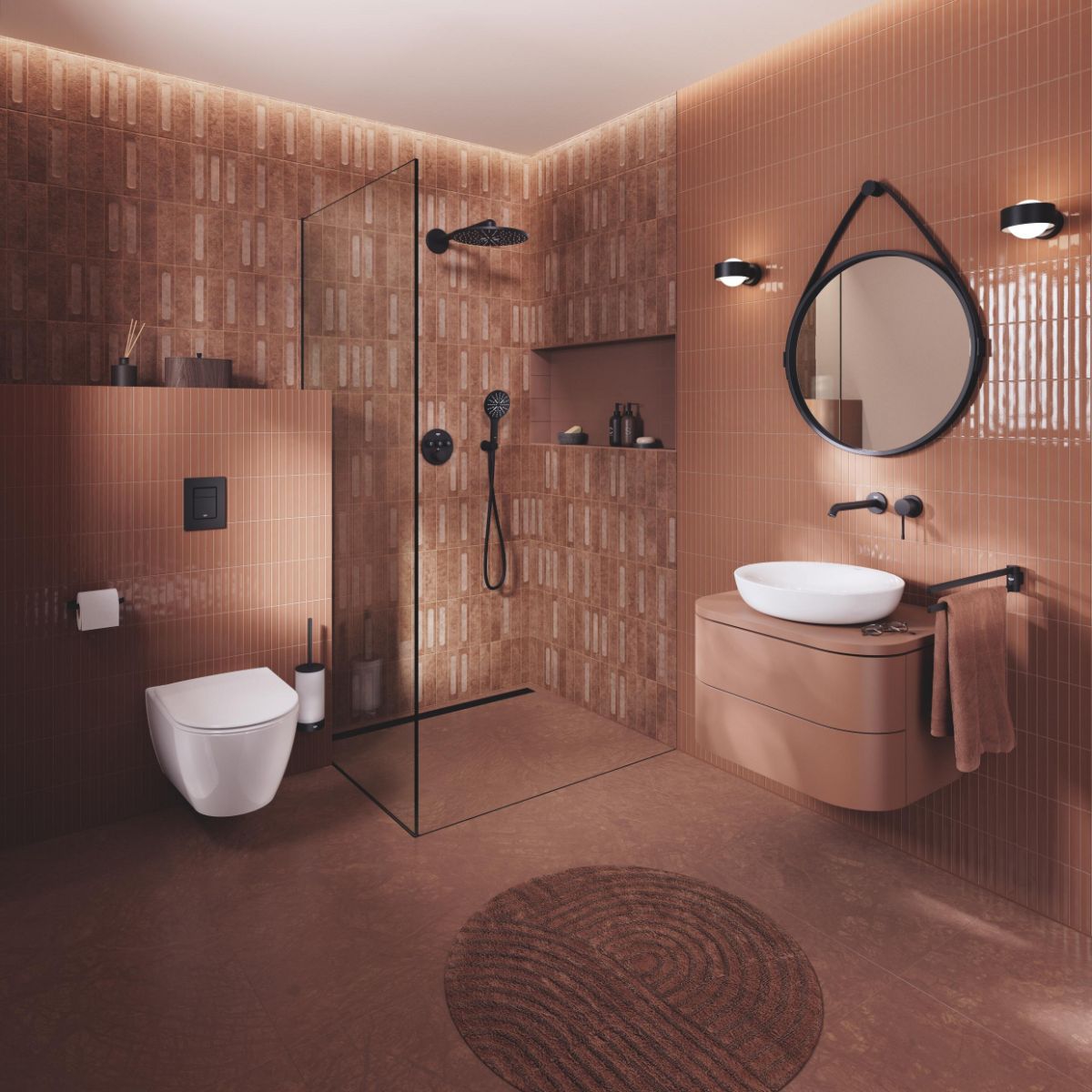 Kúpeľňa so zariadením GROHE Phantom Black