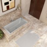 Vaňa Kaldewei Puro Next Duo manhattan v modernej kúpeľni.