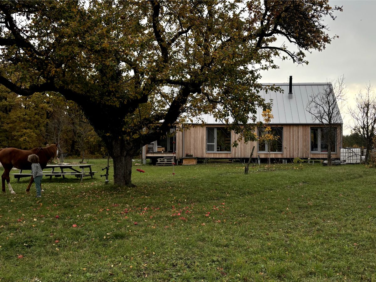 Miesto klasických susedov im spoločnosť občas robia srny, diviaky a iná lesná zver.