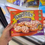 Detail na mrazené jedlo.