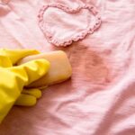 Predpieranie škvrny na tričku žlčovým mydlom.