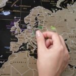 Detail na stieraciu mapu.