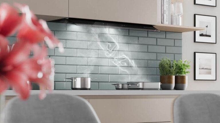 Digestor Bosch v modernej kuchyni.