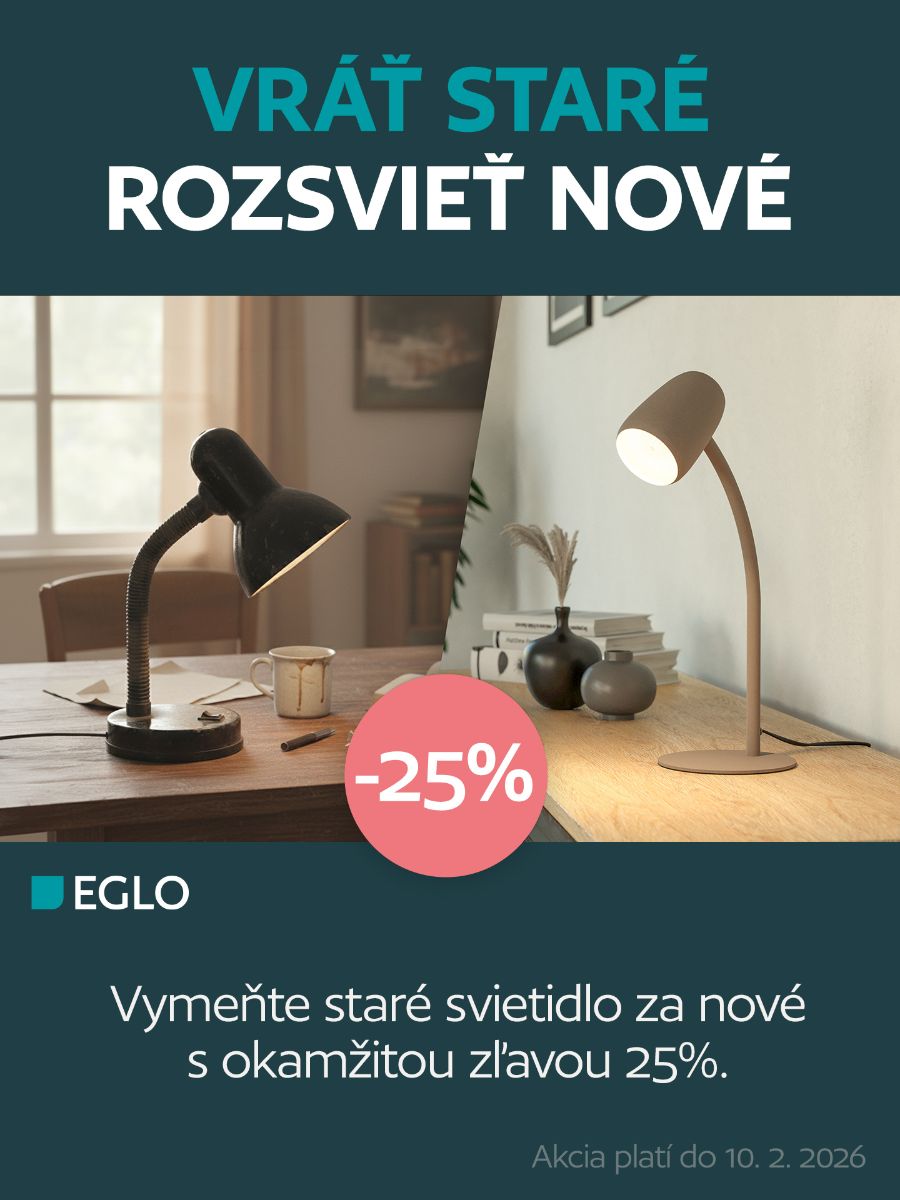 Akcia vráť staré, rozsvieť nové.