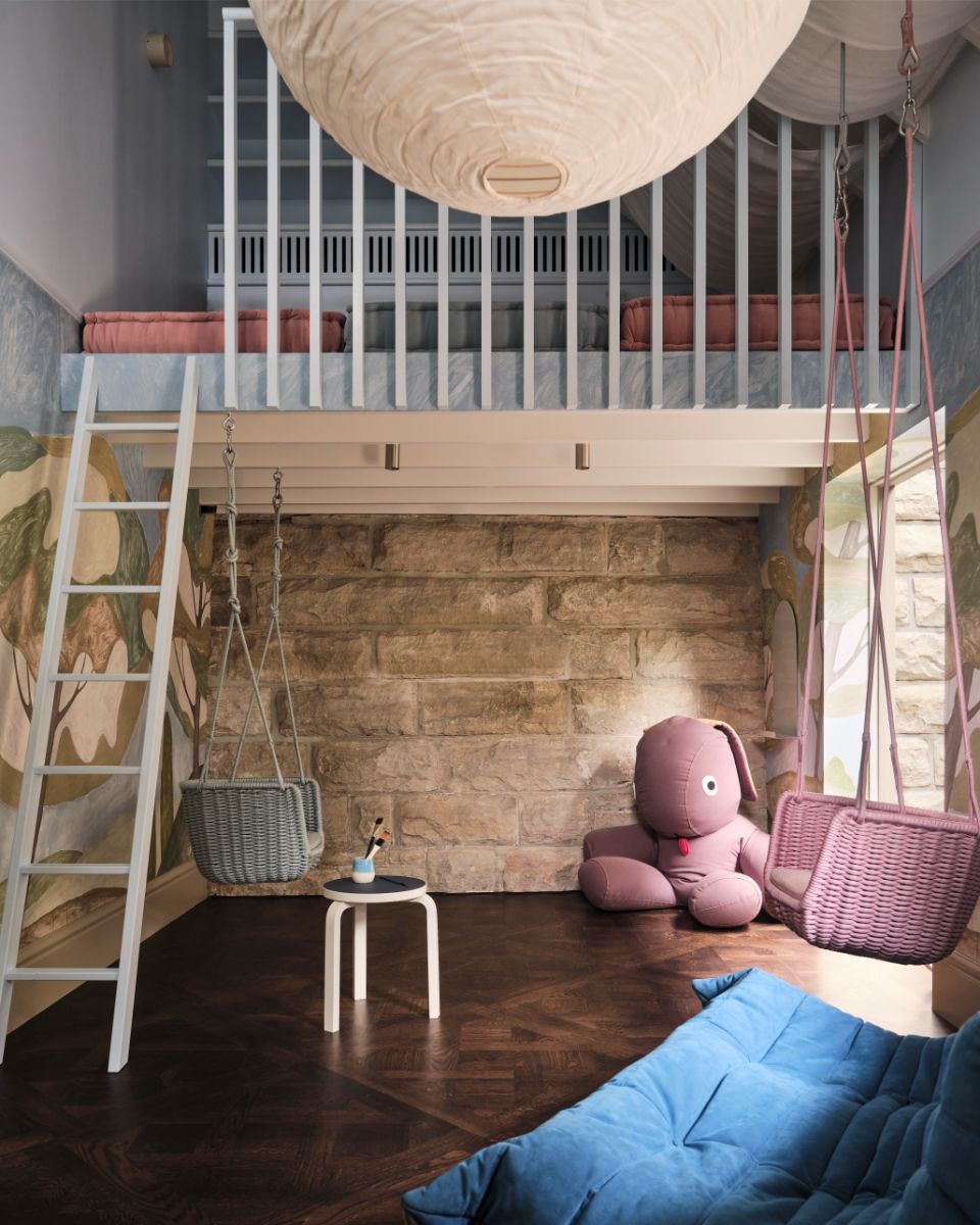Dizajnérka aj majitelia mysleli aj na deti, ktoré tu majú vlastné priestory.