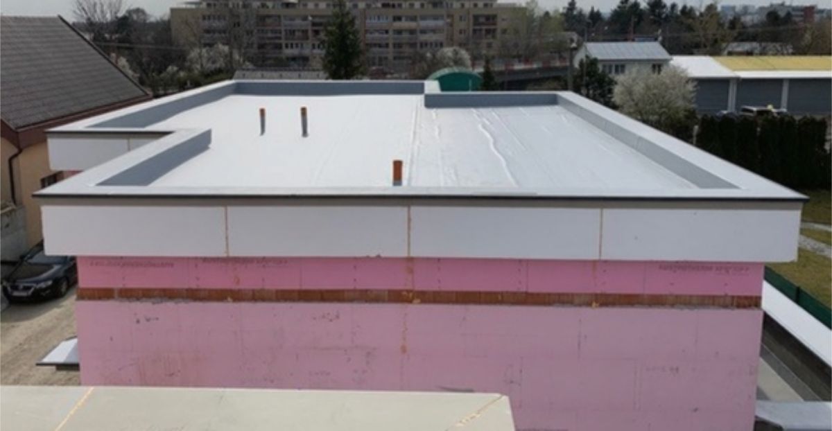 Budova s Austrotherm prvkami.