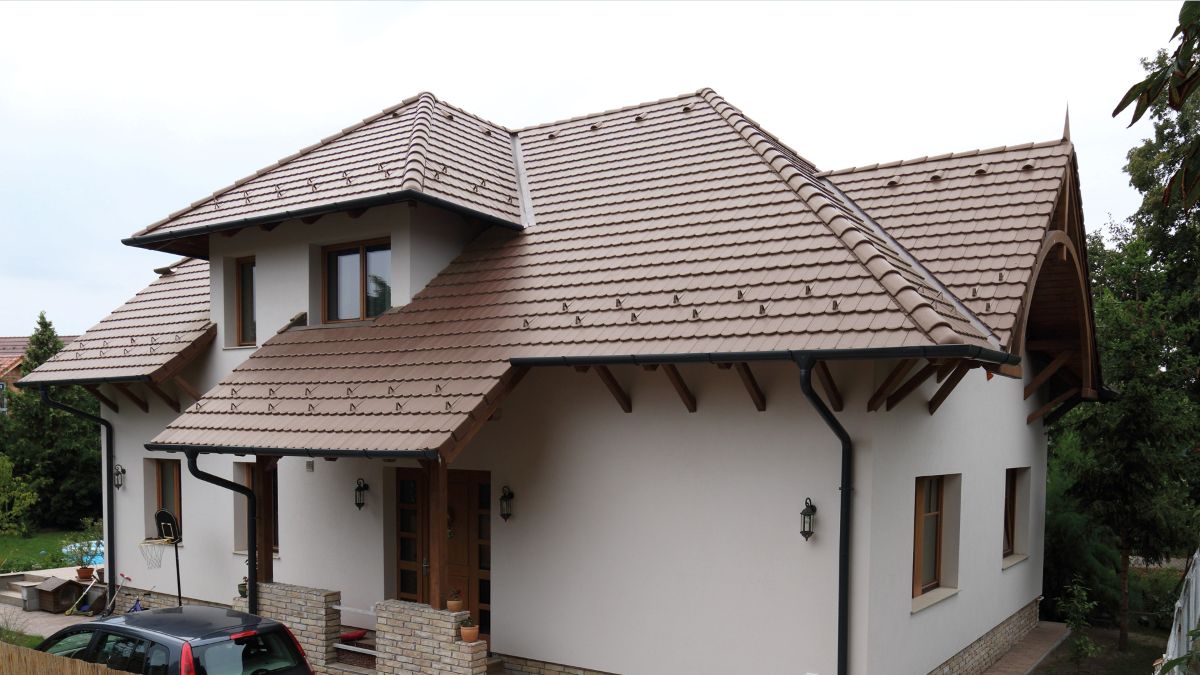 Strešná krytina Rundo Mocca.
