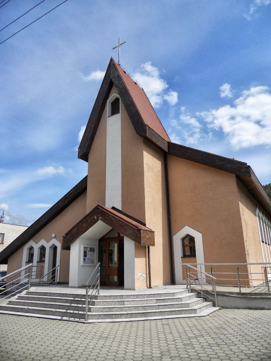 Kostol v obci Štiavnička.