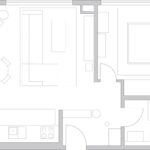 Pôdorys dvojizbového bytu