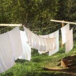 Sušenie bielizne na slnku.