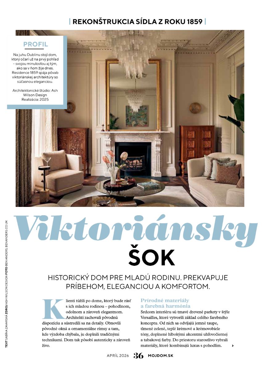 Môj dom 04/2026, Viktoriánsky šok.