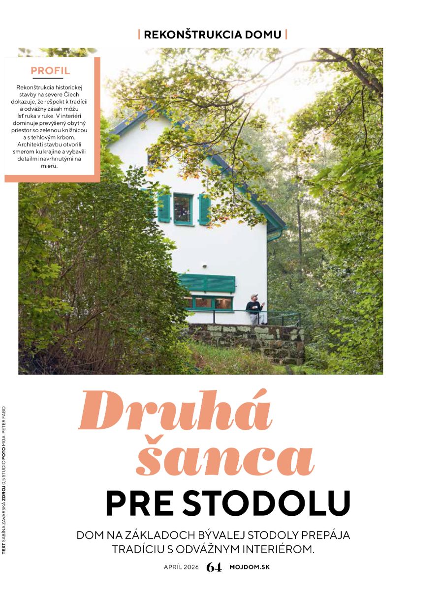 Môj dom 04/2026, Druhá šanca pre stodolu.
