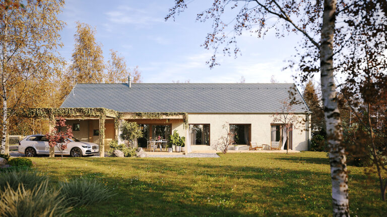 Projekt rodinného domu Bungalov 2202