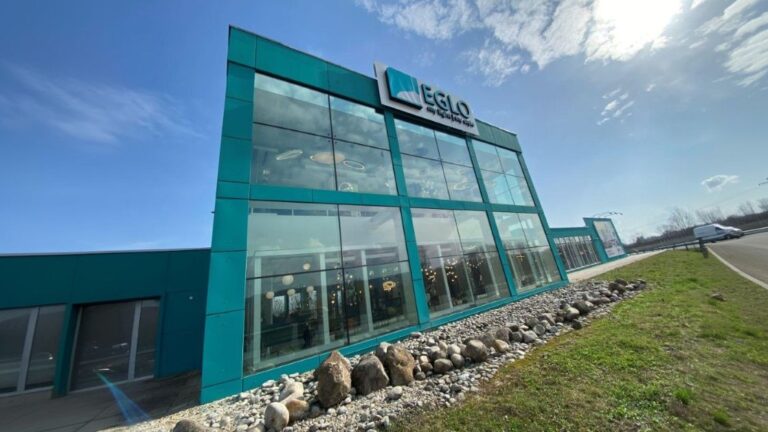 Predajňa Eglo v Lemešanoch.
