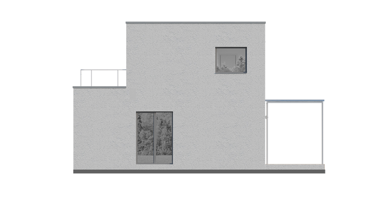 Projekt rodinného domu Poschodový 2502