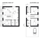 Projekt rodinného domu Poschodový 2502