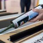 Detail na dávkovanie silikónu novou kartušou od Pattex