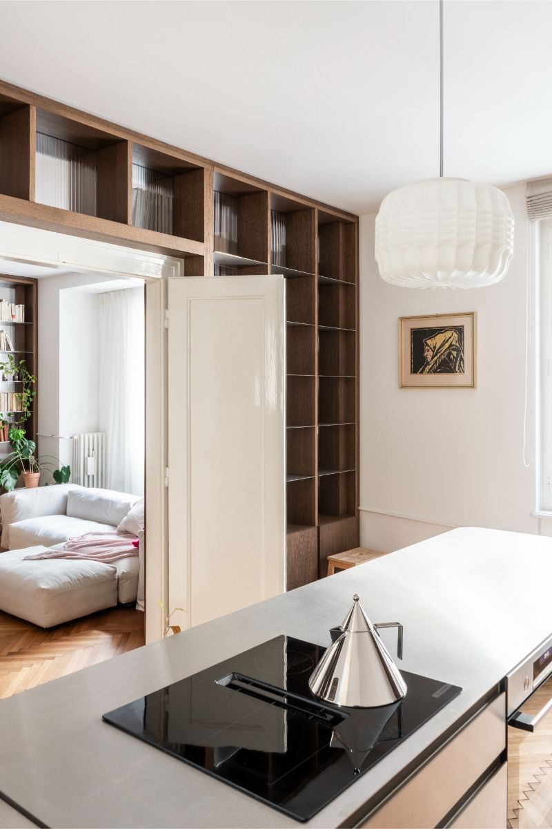 Architektka premieňala byt, ktorý si sama pamätala z detstva. Šlo o bývanie starých rodičov.